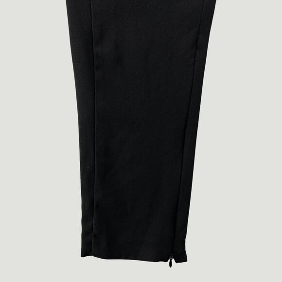 ZARA NWT Black Tapered Trousers - Size S - Side Zip Ankle - Workwear Chic - Picture 8 of 9
